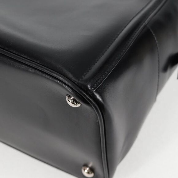 Prada Black Leather Handbag (Pre-Owned) - Picture 8 of 16